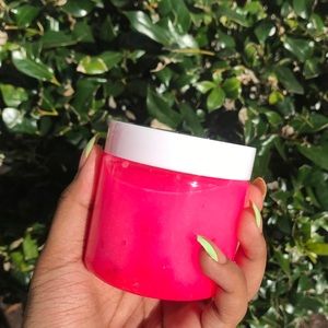 Rose infused body scrub